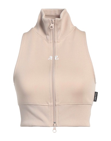 COURRÈGES Top Beige 100% Polyester, Elastane
