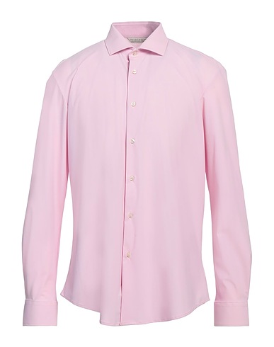 BRIAN DALES Solid color shirt Pink 76% Nylon, 24% Elastane