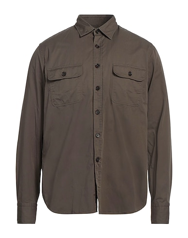 ALESSANDRO GHERARDI Einfarbiges Hemd 100% Baumwolle