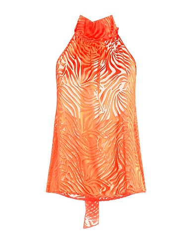 PINKO Top Arancione 58% Viscosa, 42% Poliammide