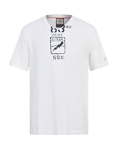 AERONAUTICA MILITARE T-shirt White 100% Cotton