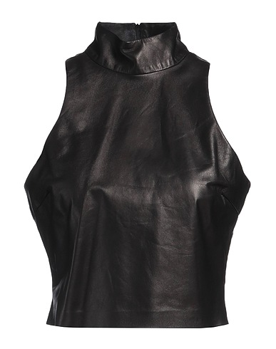 AMIRI Top Black Ovine leather