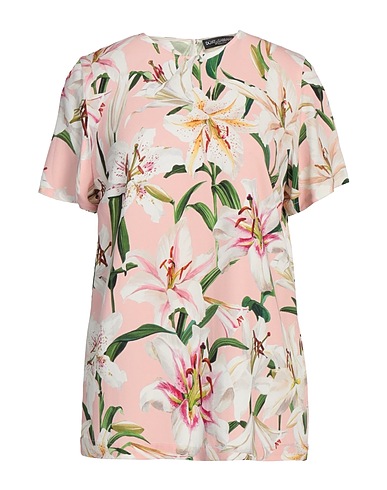 DOLCE&GABBANA Τοπ Ανοιχτό ροζ 95% Βισκόζη, 5% Ελαστάνη