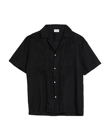 P.A.R.O.S.H. Linen shirt Black 100% Linen