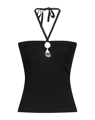 KAOS JEANS Top Black 65% Viscose, 35% Polyamide