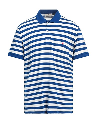 BROOKSFIELD Polo shirt Blue 100% Cotton