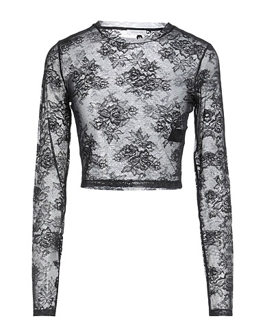 PATRIZIA PEPE Top Nero 85% Poliammide, 15% Elastan