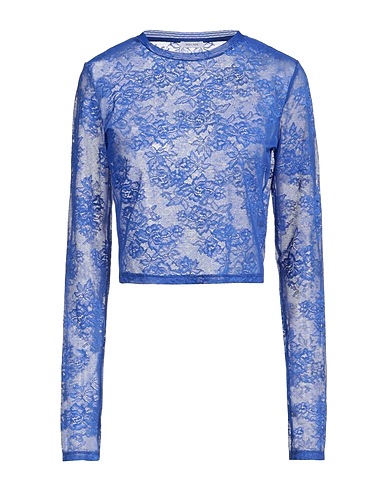 PATRIZIA PEPE Top Bright blue 85% Polyamide, 15% Elastane