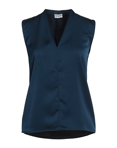 RUE DU BAC 탑 네이비 100% 폴리에스테르