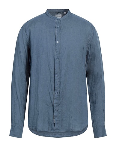 IMPURE Camicia in lino Avio 100% Lino