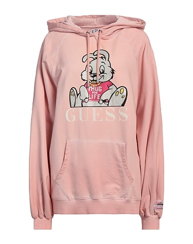 GUESS Hoodie Hellrosa 75% Baumwolle, 20% Polyester, 5% Elastan