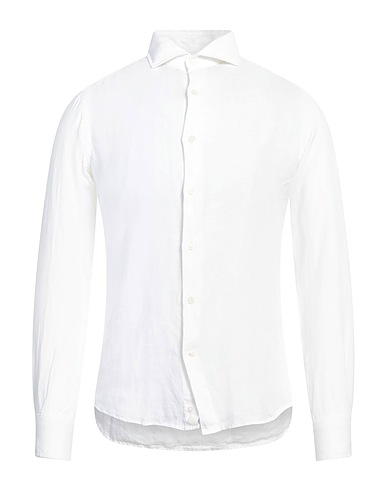 RICHARD OWE'N Camicia in lino Bianco 100% Lino