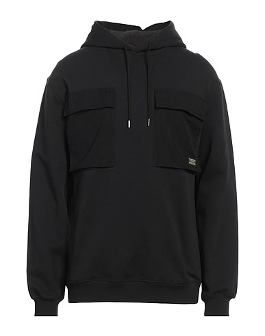 MAHARISHI Толстовка Чёрный 100% Органический хлопок, Хлопок, Лен