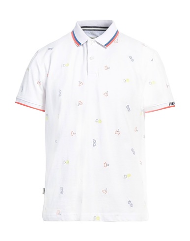 FRED MELLO Polo Blanc 100% Coton