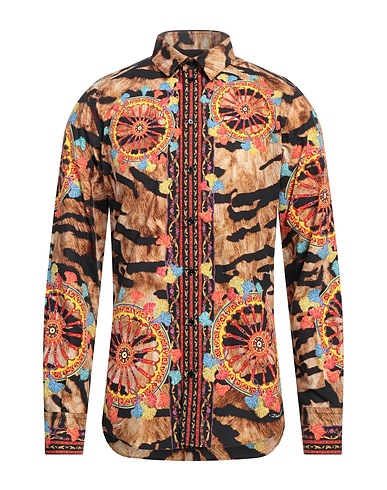 DOLCE&GABBANA Patterned shirt EXCLUSIVE Beige 100% Cotton
