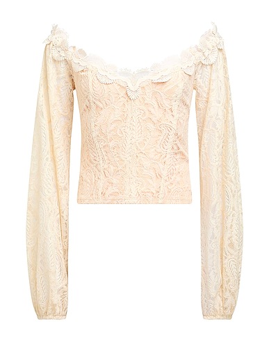 GUESS Off-the-shoulder top Blush 67% Polyamide, 22% Cotton, 11% Elastane