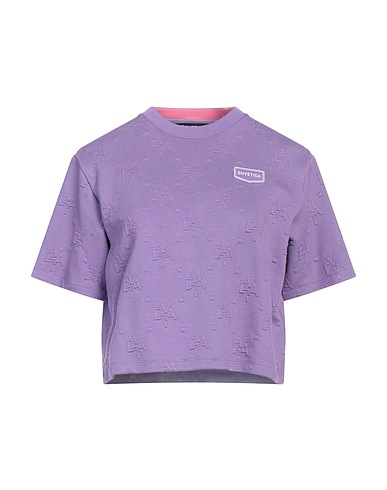 DUVETICA T-shirt Purple 67% Polyamide, 31% Viscose, 2% Polyurethane