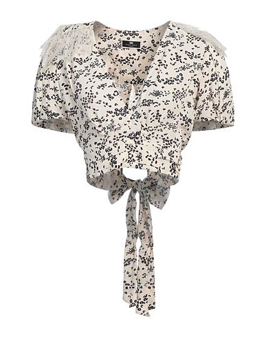 ELISABETTA FRANCHI Top Ivory 100% Viscose, Polyamide