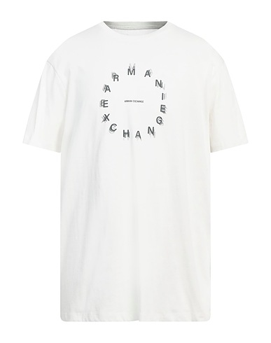 ARMANI EXCHANGE T-shirt Light grey 100% Cotton
