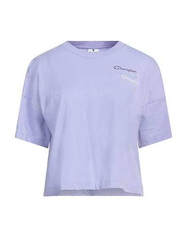 CHAMPION T-Shirt Lila 100% Baumwolle