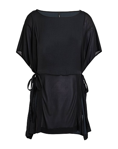 PIERANTONIO GASPARI Top Black 100% Polyester, Viscose