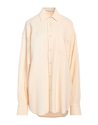 STELLA McCARTNEY Solid colour shirts & blouses Beige 96% Viscose, 4% Elastane