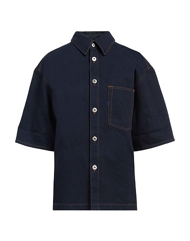 BURBERRY PRORSUM Denim shirt Blue 100% Cotton