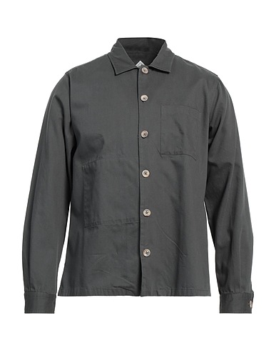 XACUS Camicia tinta unita Verde petrolio 100% Cotone