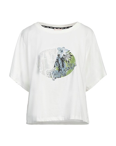 LIU •JO T-shirt White 95% Cotton, 5% Elastane