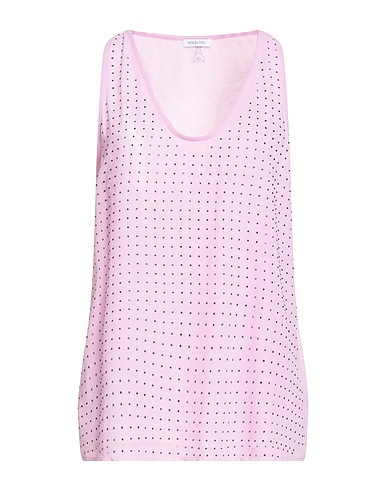 PATRIZIA PEPE Top Pink 100% Polyester, Glass