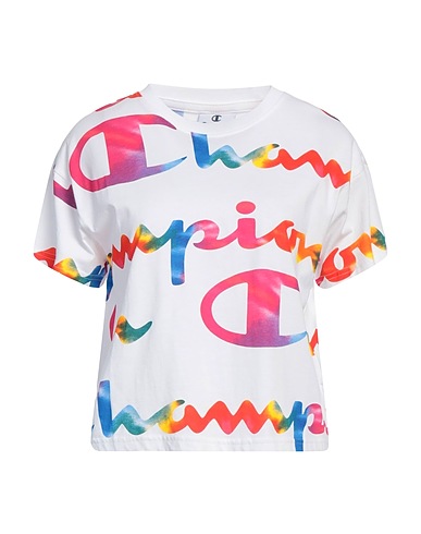 CHAMPION T-shirt White 100% Cotton