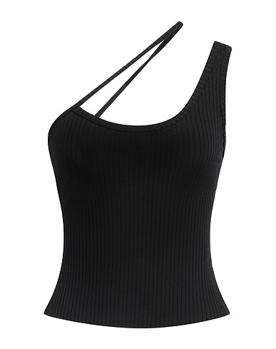 BEC & BRIDGE Top Nero 77% Viscosa, 18% Nylon, 5% Elastan