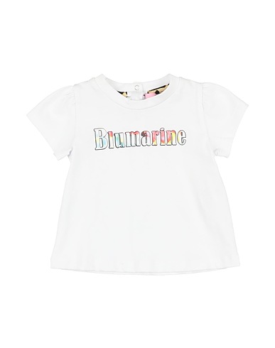 MISS BLUMARINE T-shirt White 95% Cotton, 5% Elastane