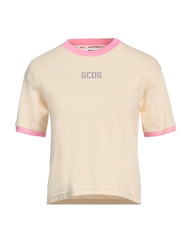 GCDS T-shirt Ivory 100% Cotton