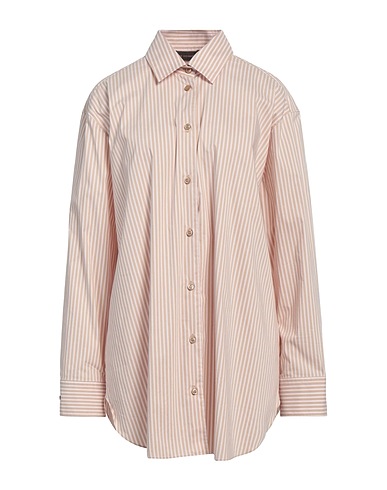 THE ANDAMANE Striped shirt Blush 73% Cotton, 23% Polyamide, 4% Elastane
