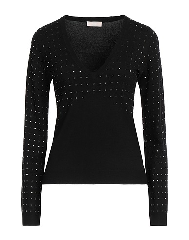 LIU •JO Jumper Black 80% Viscose, 20% Polyamide