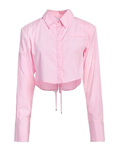 WEILI ZHENG Gestreiftes Hemd Rosa 100% Baumwolle