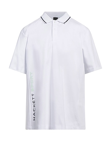 HACKETT Poloshirt Weiß 100% Baumwolle