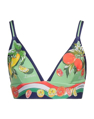 DOLCE&GABBANA Top Green 90% Polyester, 10% Elastane