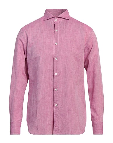 ARPÈGE HERITAGE Camicia tinta unita Malva 100% Cotone