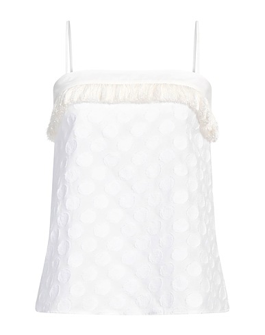 ALYSI Top Weiß 40% Viskose, 35% Baumwolle, 12% Polyester, 11% Polyamid, 2% Andere Fasern