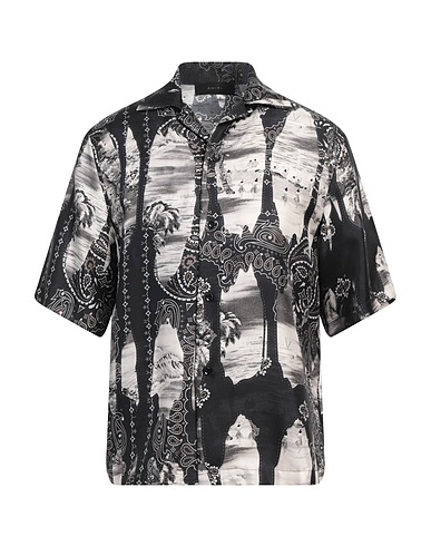 AMIRI Patterned shirt Black 100% Silk