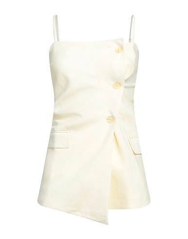 ACNE STUDIOS Top Giallo pastello 51% Lino, 46% Viscosa, 3% Elastan