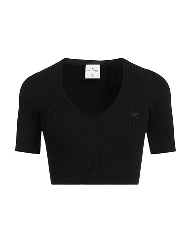 COURRÈGES Top Black 70% Viscose, 30% Polyester
