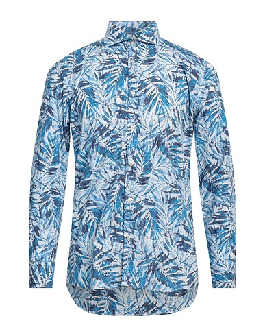 ALTEMFLOWER Patterned shirt Blue 100% Cotton