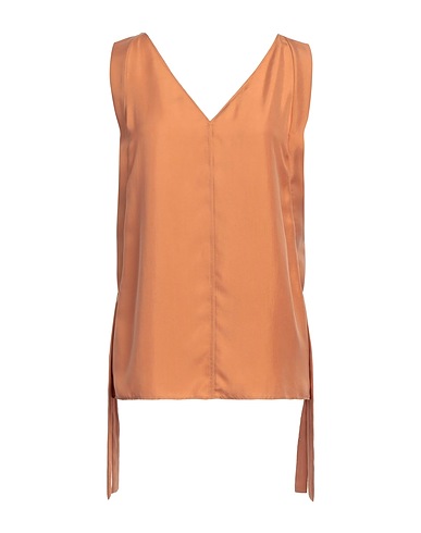 ALYSI Top Cammello 100% Seta