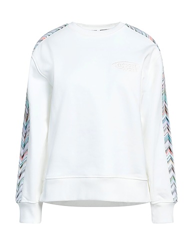MISSONI Sweat-shirt Blanc 100% Coton