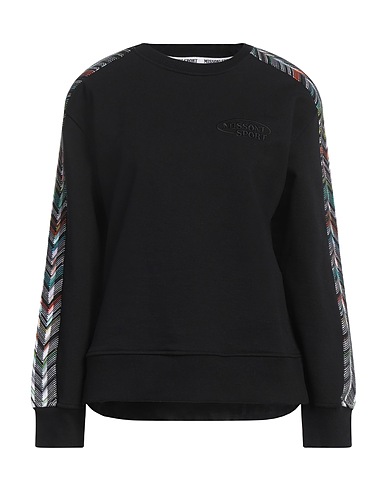 MISSONI Sweatshirt Schwarz 100% Baumwolle