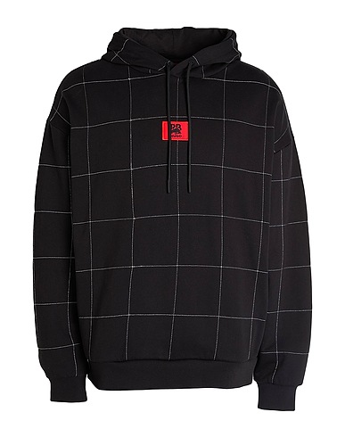 HUGO Hooded sweatshirt Black 100% Cotton