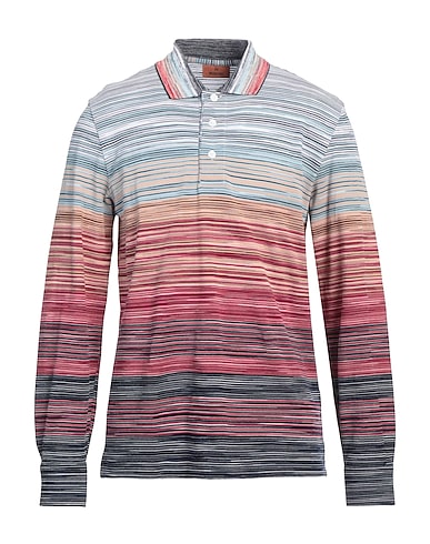 MISSONI Polo Celeste 100% Cotone
